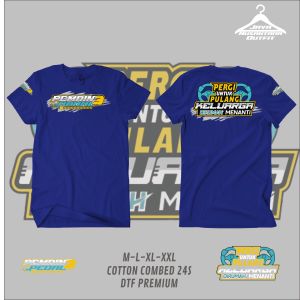 Kaos Driver Muda 3 Pedal Lengan Pendek Cotton Combed 24s