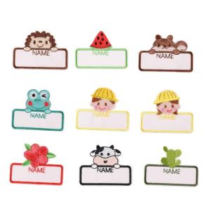 9pcs SelfAdhesive Embroidered Name Patches Sticker for Various Outfit Clothing Accessories with Strong Sticky Backing