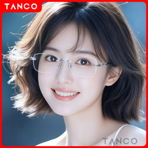 TANCO NO.5018 Kính đọc sách thời trang cho Nam Nữ Chống ánh sáng xanh Kính mắt viễn thị khung kim loại bảo vệ khỏi tia uv mắt kính HD phong cách kính không gọng cận thị cho nam nữ