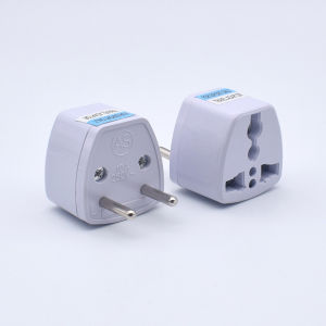 Ổ Chuyển Đổi Phích Cắm Từ 3 Chân Sang 2 Chân Nguồn 220V Màu Trắng