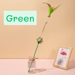 Cat Teaser Stick Cat toy Mainan penggoda kucing Ready stock