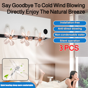New Suction Cup Air Conditioner Wind Vent to Prevent Direct Blowing Artifact Windproof Wall-Mounted Air Conditioner Cold Air Outlet Wind Shield Cabinet