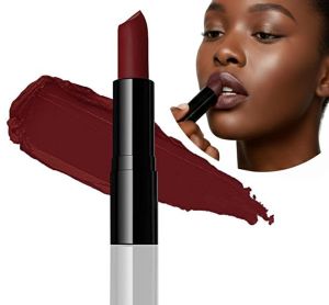Flori Roberts Luxury Lipstick Vibrant Lip Makeup for Women of Color or Deeper Skin Tones Demi-Matte Texture Hydrates and Conditions Lips