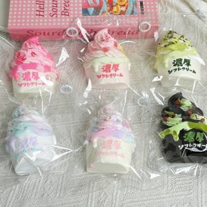 Creative Ice Cream Squishy Squeeze Toy Slow Rebound Stress Relief Fidget Toy Gift for Kids Adults
