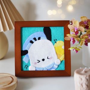 DIY Wool Felt Craft Needle Wool Felting Seri Animal Karakter Kerajinan Tangan