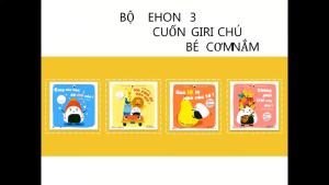 Sách Ehon - Chơi cùng Giri Chú bé cơm nắm phần 1 - cho bé từ 0 - 6 tuổi (Combo 4 cuốn + lẻ)