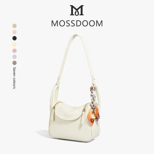 MOSSDOOM Tas Wanita Zenith Bag Bentuk Bantal Tas Bahu Tas Selempang Warna Solid