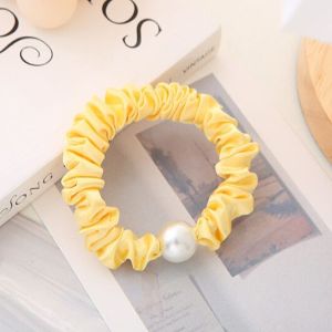 กดติดตามร้านลด 5 บาท  ❤️ยางรัดผมผ้าซาติน ❤️ติดมุก ยางยืดอย่างดี ไม่ย้วย งานดี การันตีคุณภาพ