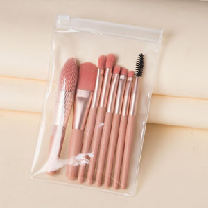 【8PCS】Mini Makeup Brushes Soft Face Brush Eyeshadow Foundation Brush Beginner Cosmetic Travel Beauty Makeup Tool