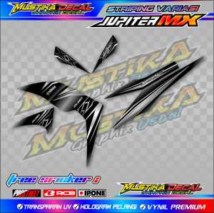 STRIPING VARIASI YAMAHA JUPITER MX OLD / STICKER LIST MOTOR YAMAHA JUPITER MX OLD