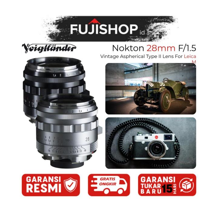 Voigtländer 28mm F1.5 TYPE II VM Voigtlander 28mm F1.5 Type II Nokton Vintage Line VM | Camtec Photo