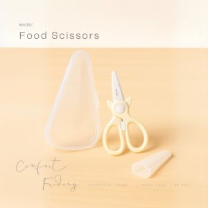 MD - Keola Ceramic Food Scissors – Gunting Makan Anak Aman Bersih & Stylish