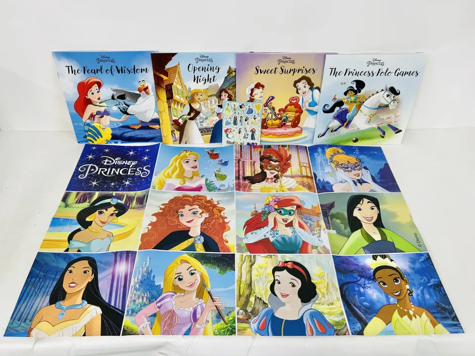 Disney Princess Surprise Story Box Book Gift Set (Boxset) With 4