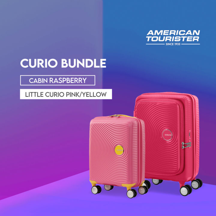 Bundle American Tourister Koper Curio Cabin Raspberry Little