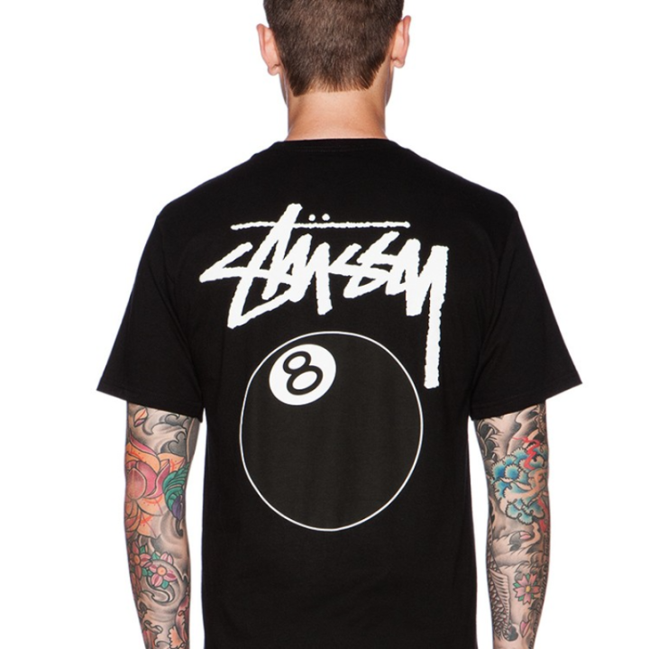 100% authentic Stussy Ball Pigment Dyed T-Shirt American version