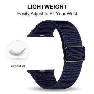 Strap for Apple Watch Ultra 2 Band 49mm 46mm 44mm 40mm 45mm 41mm 42mm Elastic Nylon Loop Correa iWatch Series 11 10 9 8 SE 7 6 5 h260630