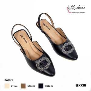 LILY SHOES - Summer Sepatu Flat Wanita Realpict Cantik Trendy High Quality