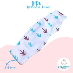 Harga Satuan ~ Kacamata Jemur Penutup dan Pelindung Mata Bayi 0-3 Bulan Serian Biru Chiyoko