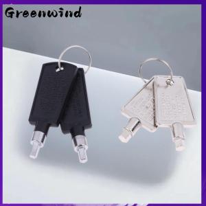 【Greenwind】 กุญแจล็อคประตูตู้เย็นตู้แช่แข็ง2ชิ้นกุญแจรูปห้าเหลี่ยมสำหรับ Haier