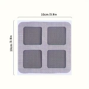 Easy-Peel Drain Hair Catchers - Disposable Floor Sink Strainer Filter Mesh Stickers for Shower & Bathroom
