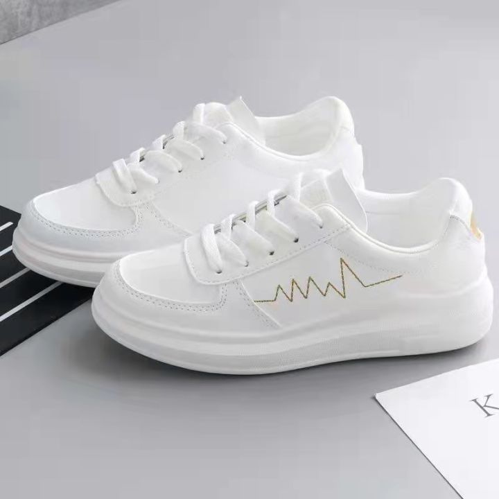 2021 Best Selling White Shoes Canvas Lace-up Style Fashion(no box) Lazada  PH