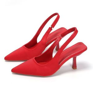 [Free Shipping] New Spring And Summer Collection: Pointed-Toe Stiletto-Heeled Pumps Open-Back Sandals And High Heels To Pair With Dresses
