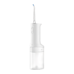 Xiaomi Mijia Oral Irrigator Dental Teet Water Flosser F300 เครื่องล้างฟันแบบพกพา 240 มล. 4 โหมด 3 หัวฉีด IPX7 กันน้ำ เครื่องทำความสะอาดฟัน