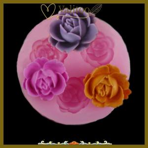 [Valitoo] 3d rose flower silicone fondant mold cake decor chocolate sugar craft baking mold