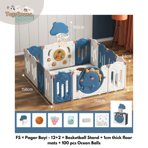 ToysZoona / PAGAR BAYI / BABY FENCE / PAGAR ANAK / PAGAR BERMAIN ANAK / PLAY FENCE