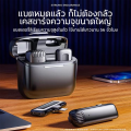 👍แพงแต่ไม่มีเสียงรบกวน👍ไมค์ไลฟ์สด พร้อมเคสชาร์จ เสียบและใช้ได้ คุณภาพเสียงที่ชัดเจน ไลฟ์สด อัดเสียง อัดวีดีโอ รองรับ Type c ไมค์ไร้สาย ไมโครโฟนหนีบปกเสื้อไร้สาย ไมค์หนีบไร้สาย wireless microphone. 