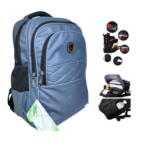 Tas Ransel Laptop Anti Air Tas Sekolah Ransel Backpack Cowok Cewek SMP SMA SMU Kuliah Murah Kent Kent BIMO Murmer hitam