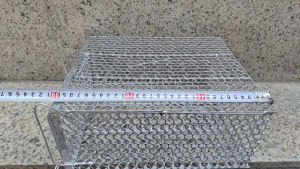 Bẫy chuột lồng sắt loại lớn dầy hàng đăt 30x26x13 [cm]