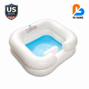 EZ SHAMPOO Inflatable Hair Washing Basin | Portable Bed Shampoo Basin with Drain Hose | Ready Stock SG
