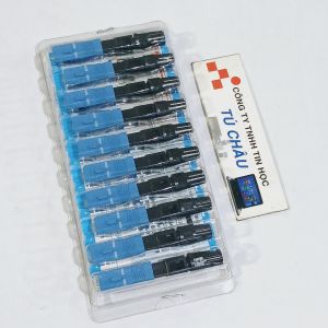 Đầu quang mạng SC / UPC Xanh dương (Fast Connector Fiber optic - Rệp quang mạng)