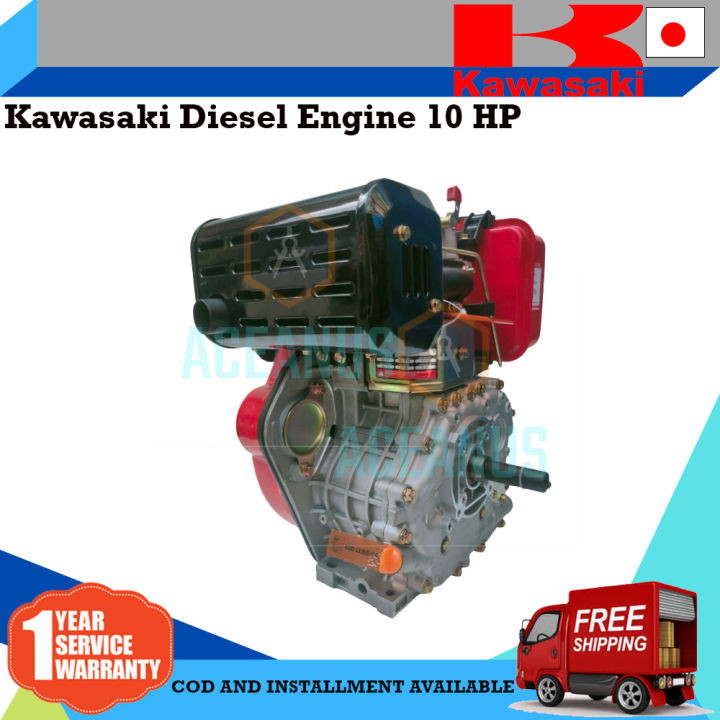 Kawasaki Diesel Engine 10 HP 186F Highspeed Lowspeed Electric And ...