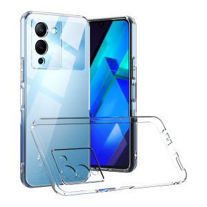 Infinix Note Edge 60 50 40 30 12 11 10 8 Ultra Pro+ Pro 5G Clear Phone Case 2.0mm Heavy Duty Soft TPU Silicone Shockproof Non-Yellowing Transparent Protective Back Cover