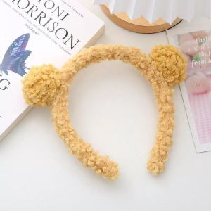 Bando Bandana Scrunchie Scrunchy Karakter Telinga Beruang Bear Bulu Wanita Cewek Korea Korean Style Kekinian Handuk Aksesoris Rambut Murah