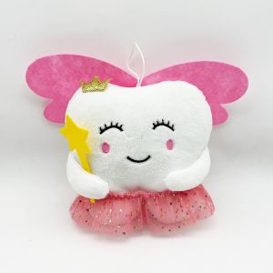 IPIE2 With Pocket Tooth Plush Toy Home Decor Sofa Cushion Tooth Fairy Doll Boys And Girls Cartoon Stuffed Tooth Toy Birthday Gift