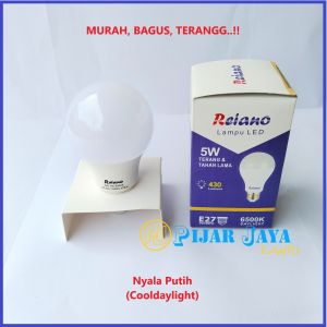 Lampu LED Rumah REIANO 5 7 9 12 15 18 Watt Bohlam LED Bulb 5W 7W 9W 12W 15W 18W Cahaya Putih