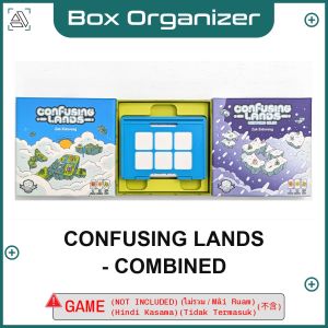 Confusing Lands - Combined Board Game Box Organizer Insert
