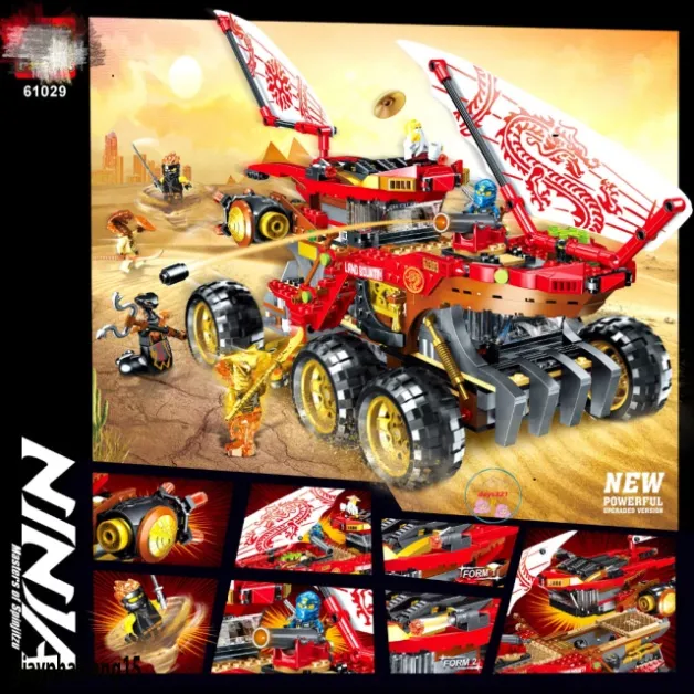 Ban LEGO Ninjago Land Bounty Pack 61029 4021 C Xe T ng Sa M c c a nh ng Ninja 1272 c n th n mi ng ghep to MSP398892 Lazada.vn