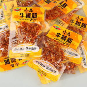 Nanyang Snack Qi Jing Beef tendon Independent small packaging of Hunan specialty snacks spicy snacks and spicy flavors Beef tendon