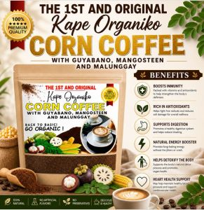 Corn Coffee Organic Herbal Coffee Mix - 4 in 1 Kape Organiko 100 grams