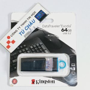 USB 3.0 64GB Kingston DataTraveler Exodia - USB Flash Chính hãng (USB lưu trữ)