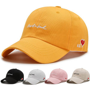 SERENEGLOW Trendy Love Embroidered Baseball Cap Signature Design Outdoor Casual Sun Hat