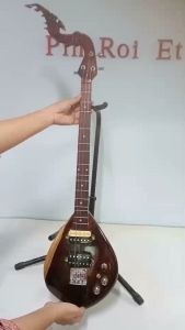 พิณไฟฟ้า 3 สาย 15เฟรต 4 คอนแทค สูงไม้พยัญสูงในระดับคุณภาพ สำหรับความสะอาดและความเป็นมืออาชีพ