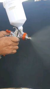 กาพ่นสี H887 ปืนพ่น 600cc ถ้วยบน สี HVLP หัว 1.3/1.4mm