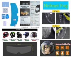 Stiker Anti Fog Kaca Helm Kaca Film Helmet Anti Hujan Anti Kabut