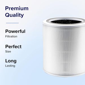 🔥Original and Authentic🔥Replacement Compatible with levoit Core 400&400S Filter Air Purifier Accessories True Original HEPA&Active Carbon High-Efficiency H13 Antibacteria Virus and Smoke Moisture and Odor Eliminator