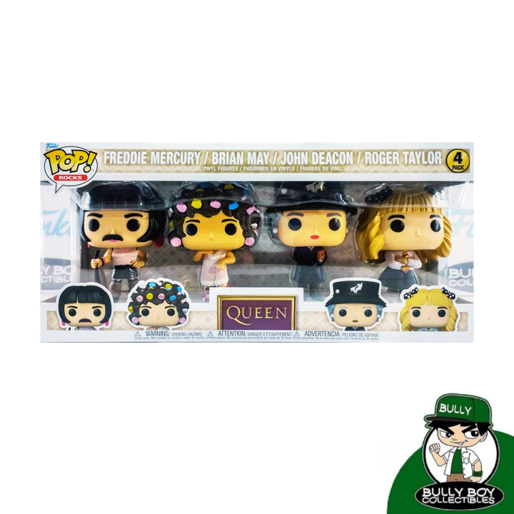 Funko POP! Rocks: Queen - I Want To Break Free 4- Pack [Sold By Bully ...